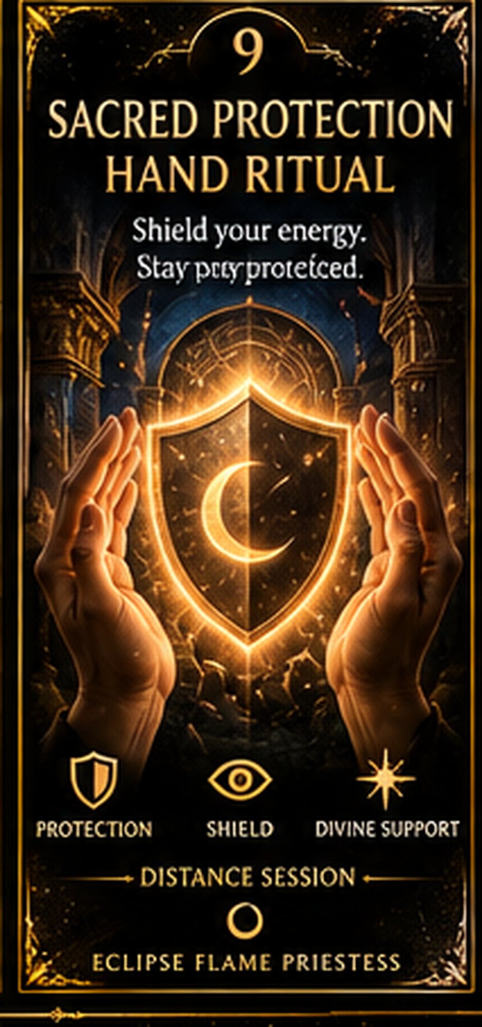 Spiritual Protection & Boundary Ritual - Distance Session - Eclipse flame priestess