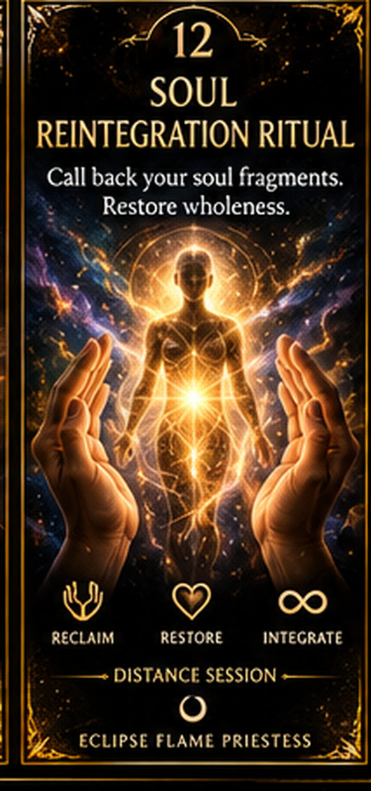 Soul Reintegration & Inner Wholeness Ritual - hands-only spiritual distance session by Eclipse Flame Priestess