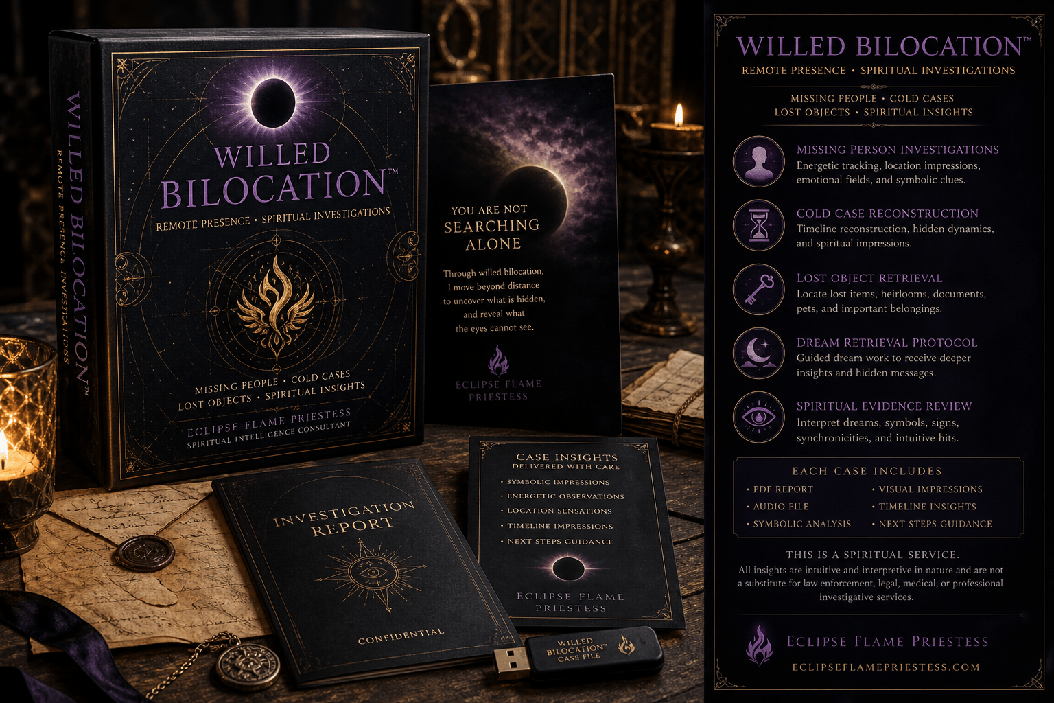 Phantom Path Retrieval - Willed Bilocation Investigator - Eclipse flame priestess